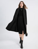 Women’s Wool Blend Double-Breasted Pea Coat | Mid-Length