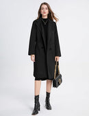 Women’s Wool Blend Double-Breasted Pea Coat | Mid-Length